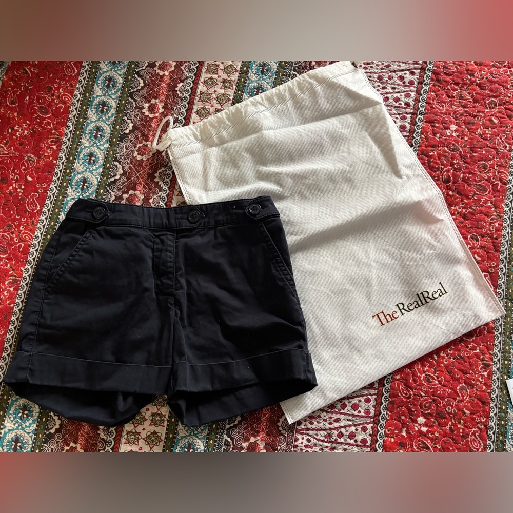 Moncler BERMUDA SHORTS Dark Navy Kids Size 5 Authentic New w The Real Real Bag